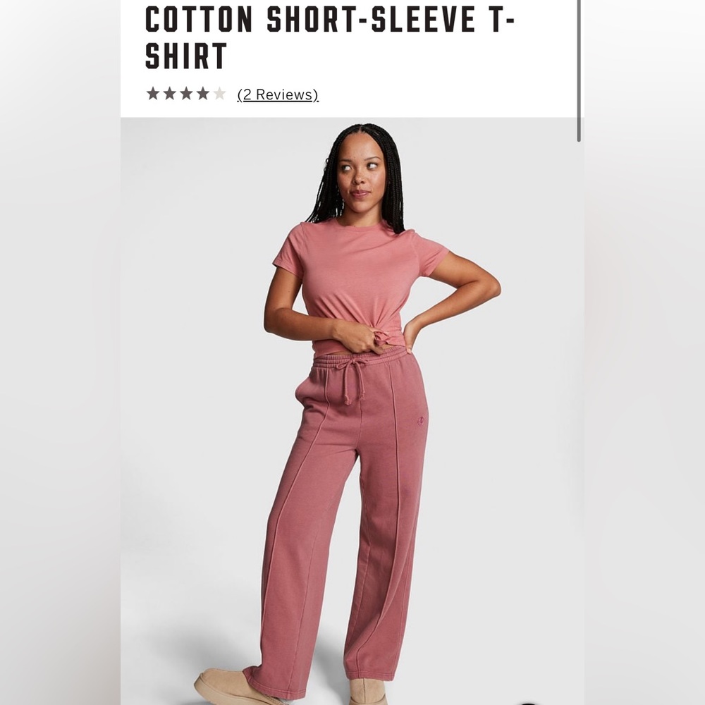 Pink tee, XXL